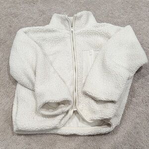 Forever 21 Cream Sherpa Jacket